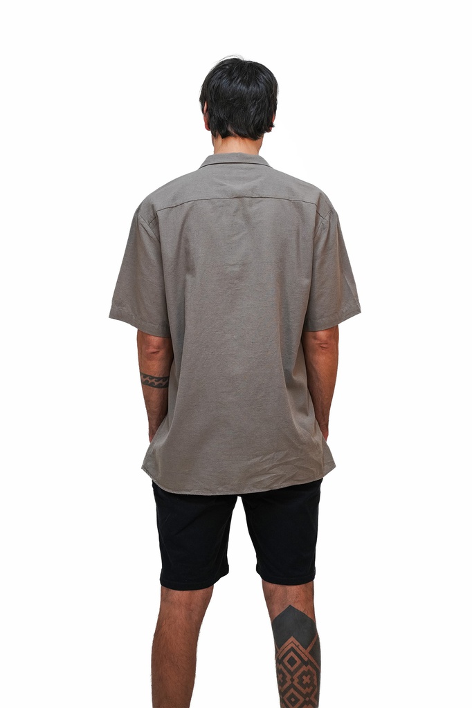 CAMISA MC RELAXED - LOTUS