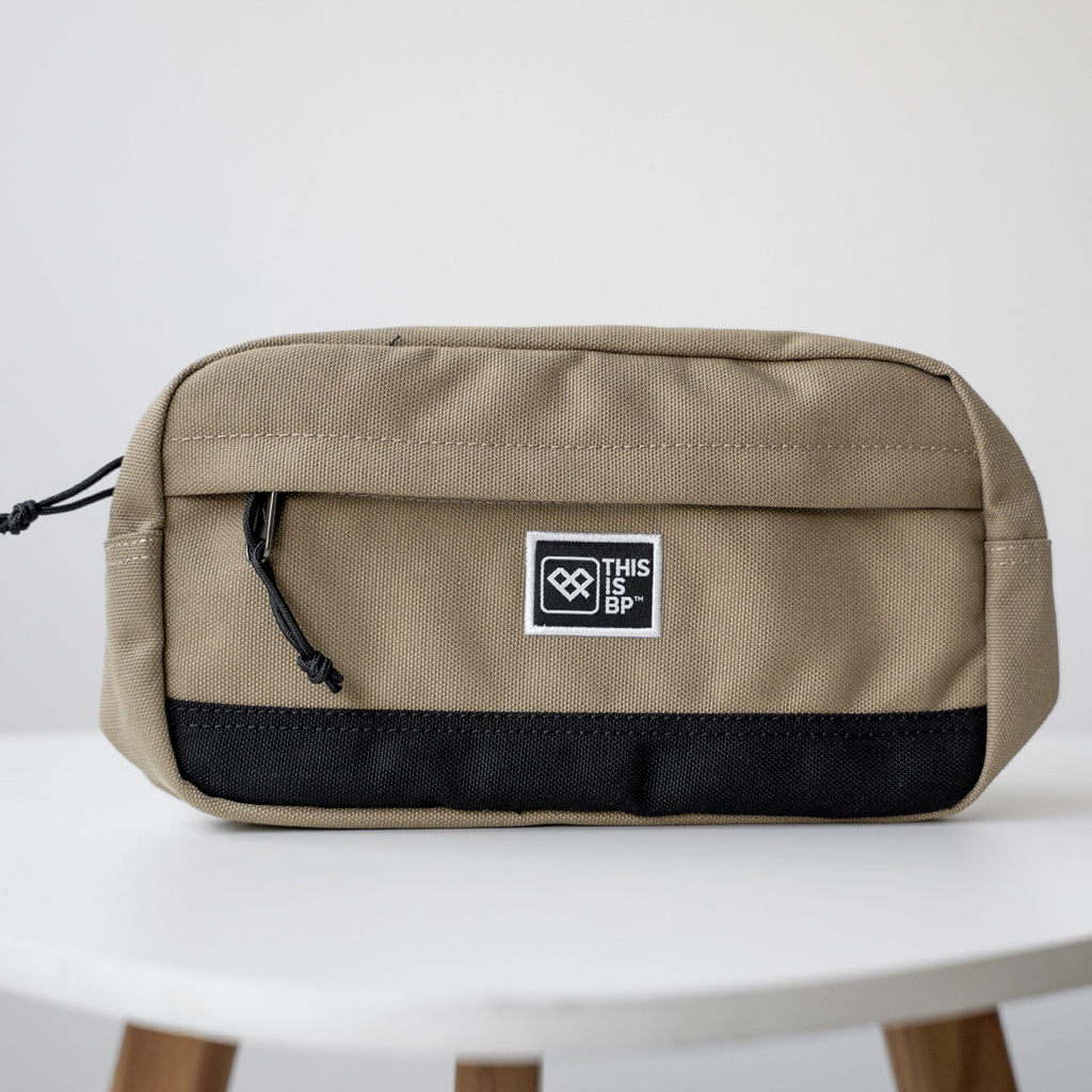 RIÑONERA - FRONT PATCH BROWN