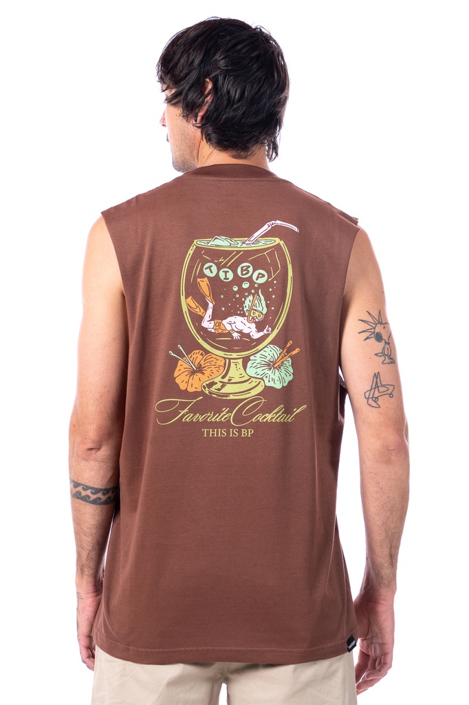 REMERA SIN MANGA RELAXED - DRINK