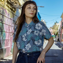 [107215012         ] CAMISA MANGA CORTA MUJER - OCEANICA