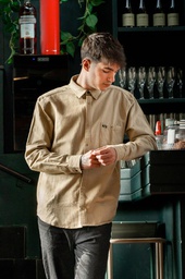 [082215220] CAMISA ML - BEIGE