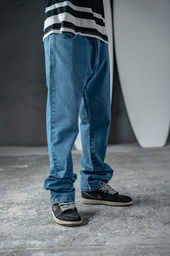 [083215090] PANTALON DENIM REGULAR FIT - RELAJADO